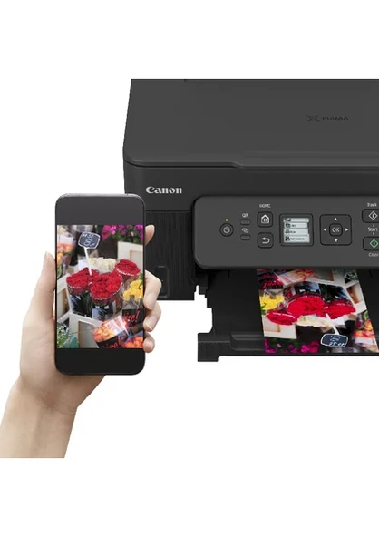 Canon Pixma G3480 Wi-Fi + Tarayıcı + Fotokopi Renkli Çok Fonksiyonlu Tanklı Mürekkep Püskürtmeli Yazıcı - Resim 3