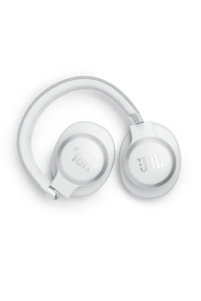 JBL Live 770NC Beyaz Kulak Üstü Bluetooth Kulaklık - Resim 4