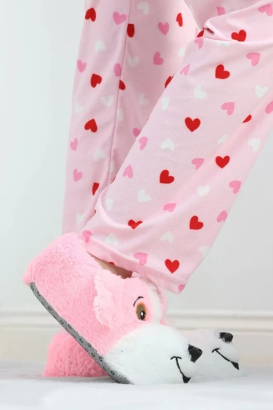 Çiçek 160-26 Termal Köpek Figürlü Panduf 36-40 - Resim 10