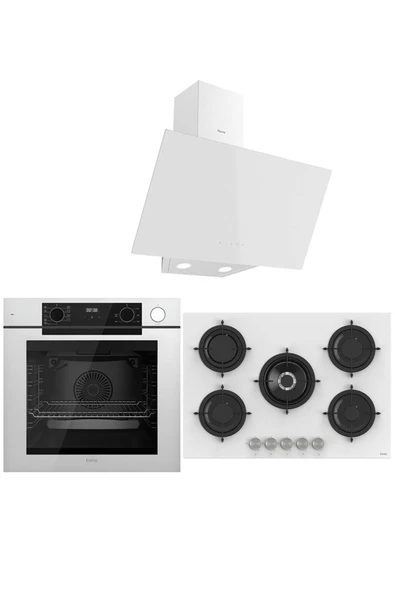 Ferre STEAM PLUS 75 SERİSİ 3LÜ CAM ANKASTRE SET (QEP64CB-RS036-D078) ürün görseli