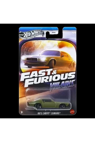 Hot Wheels Fast & Furious Villains 1973 Chevy Camaro  HNR88 JBY37 ürün görseli 1