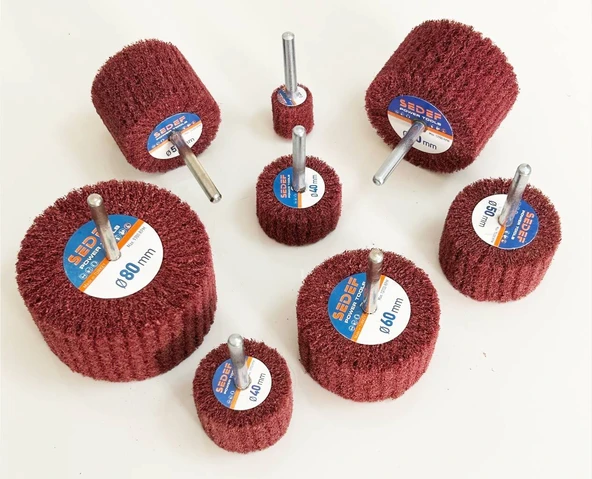 30X20 SAPLI ELYAF MOP ZIMPARA-10'LU PAKET-1/4'' SAP - Resim 3