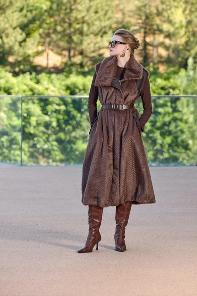 Misswhence Yelek  38700 KAHVERENGİ - Resim 8