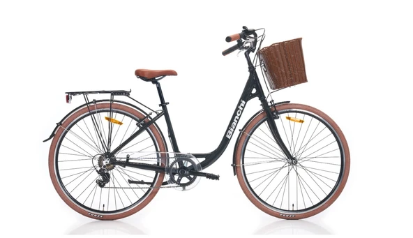 28J BİANCHİ C281 7V VB ŞEHİR BİSİKLETİ - SİYAH GÜMÜŞ - 38 KADRO ürün görseli