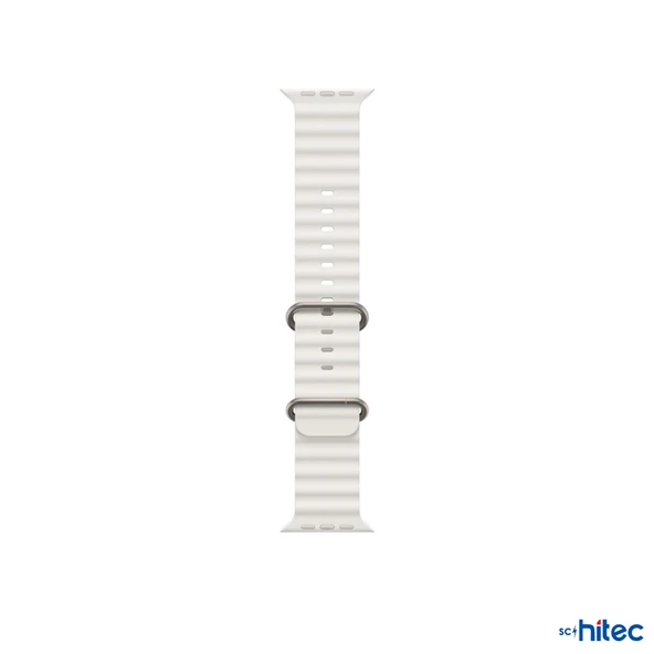 Schitec Watch 8 Pro Max Amoled Ekran Android İos Uyumlu Akıllı Saat Beyaz - Resim 3