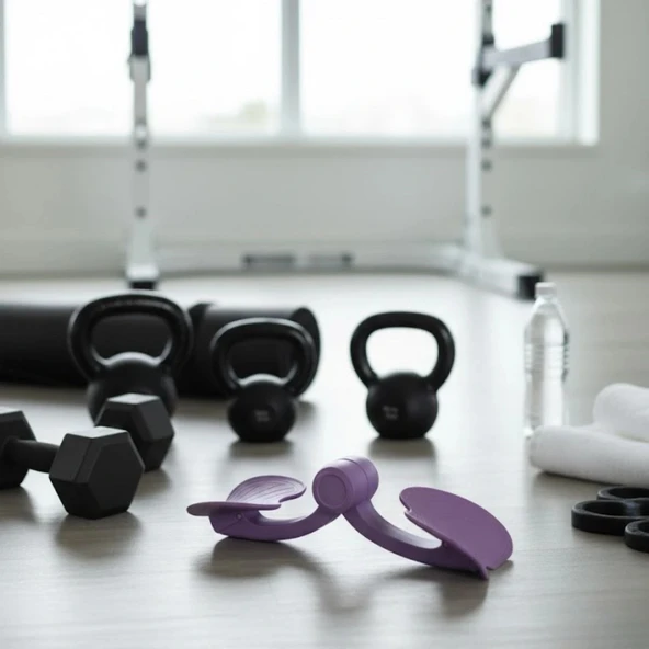 BUFFER® Bacak Arası İncelten Egzersiz Aleti – İç Bacak Sıkılaştırıcı, Pelvik Kas Güçlendirici Plastik Spor Aparatı - Resim 4