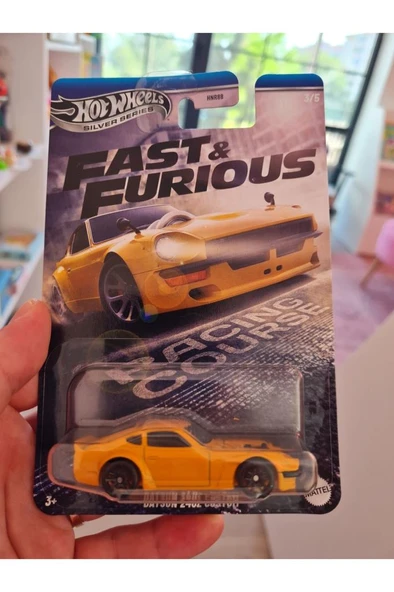 Hot Wheels Silver Series Fast & Furious Datsun 240Z Custom HNR88 JBY41 - Resim 4