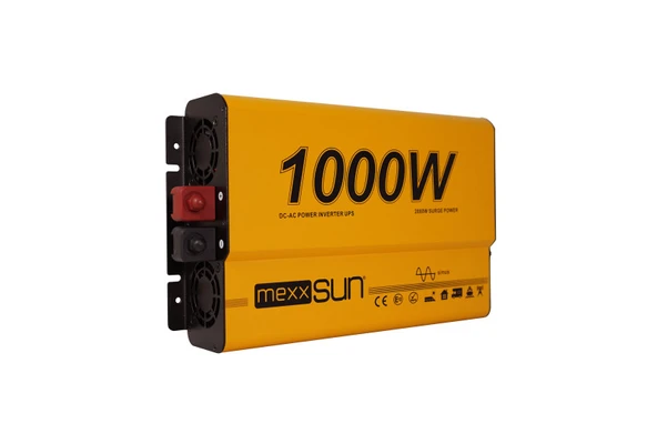 MEXXSUN Tam Sinüs UPS (Remote Ekran) 12V 1000W Şarjlı - Resim 2