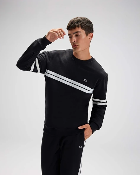 Ellesse EM618 Erkek Siyah Sweat ürün görseli 1