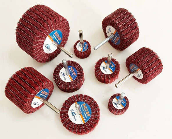 30x20 Saplı Kombi Elyaf Mop Zımpara 10'LU PAKET - Resim 2