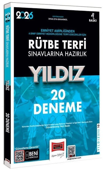 Yargı 2026 Rütbe Terfi 20 Deneme Çözümlü Yıldız Serisi Yargı Yayınları ürün görseli 1