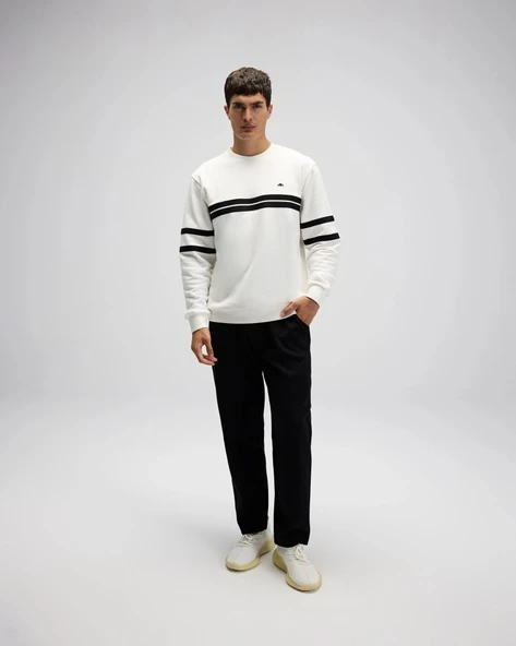 Ellesse EM618 Erkek Beyaz Sweat ürün görseli 1