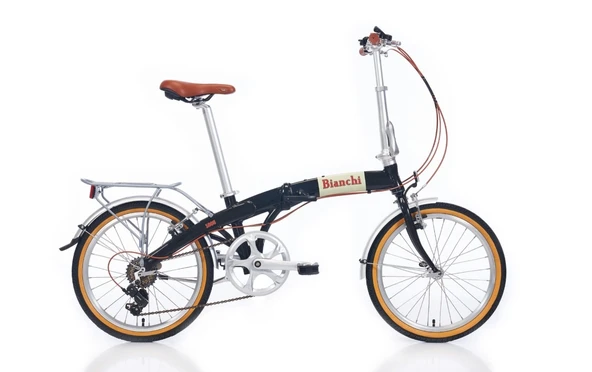 20J BİANCHİ FOLDING NEW VINTAGE KATLANIR BİSİKLET -  SİYAH KREM ürün görseli