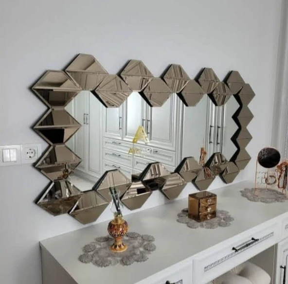80*140CM PETEK KONSOL AYNA (BRONZ) ürün görseli