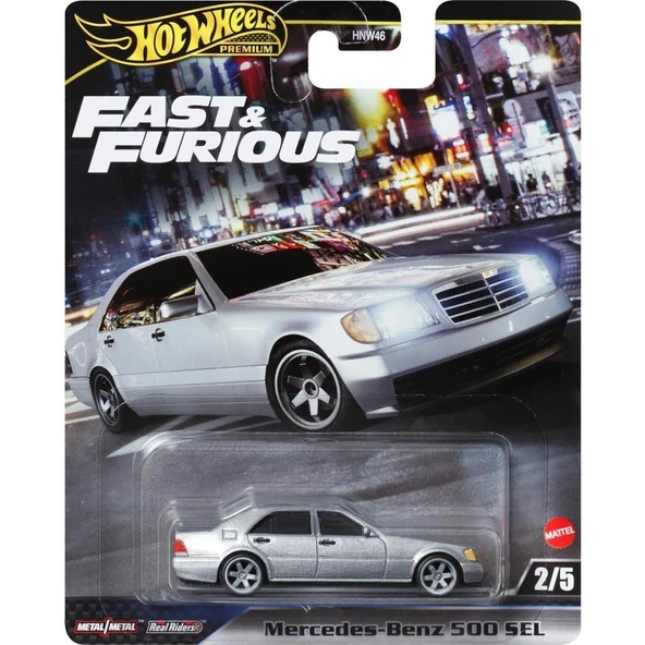 Hot Wheels Premium Fast & Furious Mercedes Benz 500 SEL HNW46 - HRT94 ürün görseli 1