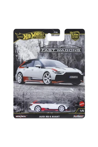 Hot Wheels Premium Fast Wagons Audi RS 6 Avant FPY86 JBK51 ürün görseli 1
