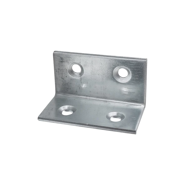 (50 ADET) Metal L Köşebent 40x20x20 mm Vida Setli Mobilya Dolap Raf Bağlantı Sabitleme Aparatı - Resim 3