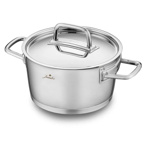 Jumbo Felix 8 Parça İndüksiyon Tabanlı Çelik Tencere Seti - Resim 4