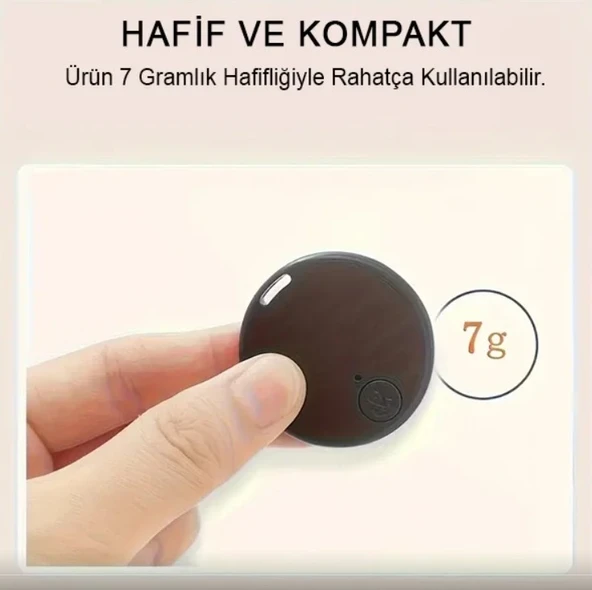 Takip Cihazı Tag Yüksek Hassasiyetli Takip Cihazı Apple-Android -ios Cİhazlar İle Uyumlu - Resim 4