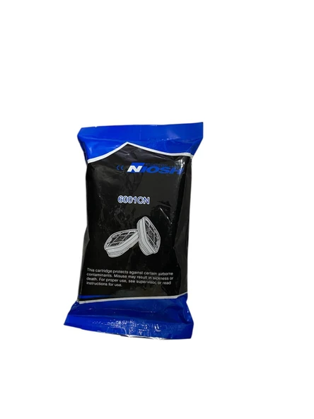 NIOSH MASKE KÖMÜRÜ 6001CN ürün görseli 1