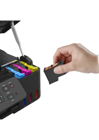 Canon Pixma G3480 Wi-Fi + Tarayıcı + Fotokopi Renkli Çok Fonksiyonlu Tanklı Mürekkep Püskürtmeli Yazıcı - Resim 5