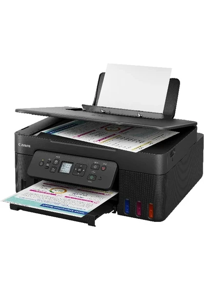 Canon Pixma G3480 Wi-Fi + Tarayıcı + Fotokopi Renkli Çok Fonksiyonlu Tanklı Mürekkep Püskürtmeli Yazıcı - Resim 2