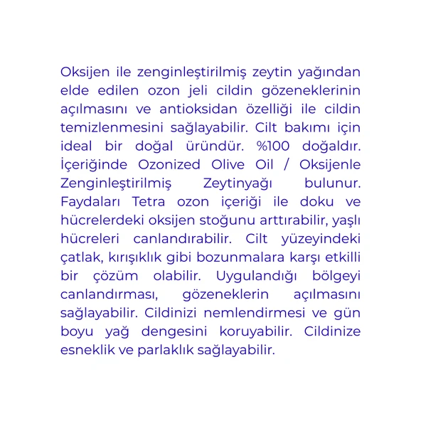 Bilimoil Yüksek Enerjili Tetra ozon jeli 50 ml - Resim 4