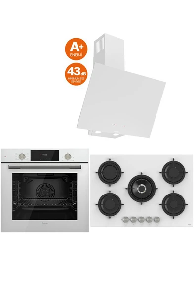 Ferre ICON PLUS 75 SERİSİ 3LÜ CAM ANKASTRE SET (QMS63CB-RS036-D078-SA) ürün görseli