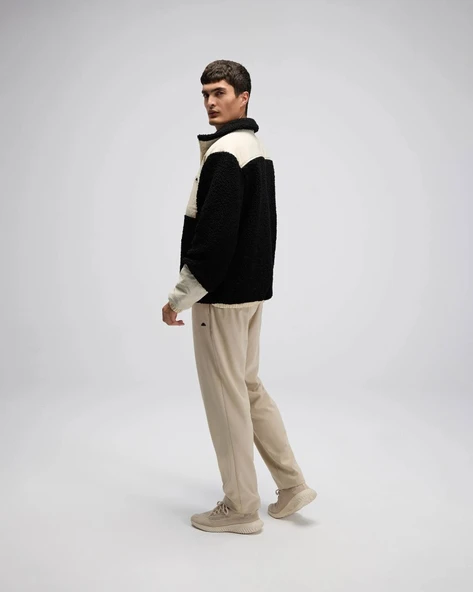 Ellesse Erkek Fermuarlı Polar Siyah Mont EM511-BK - Resim 7