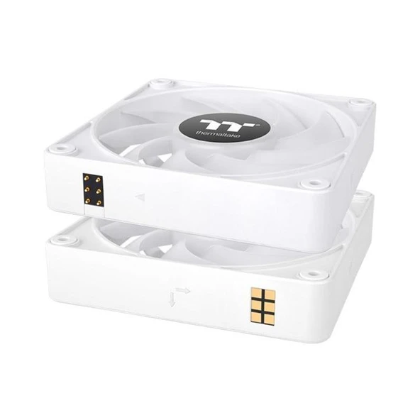<![CDATA[THERMALTAKE CT120 EX CL-F190-PL12SW-A Beyaz 3x120mm ARGB Manyetik Modüler Fan Kiti]]> - Resim 3