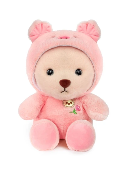 Özgüner Oyuncak Kapşonlu Pufi Ayıcık - Resim 2