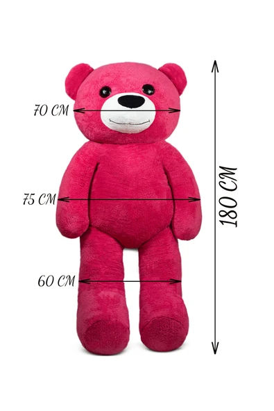 Özgüner Oyuncak Büyük 180 cm Papyonlu Peluş Ayıcık – Aşkınızı Gösteren En Tatlı Hediye - Resim 5