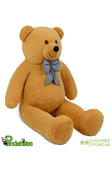 Harika Peluş Fabrikası Dev Büyük Peluş Ayıcık 170 Hediyelik Ayı (%100 YERLİ) Kahverengi - Resim 7
