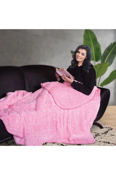 Ayıcı Oyuncak Çoban Dikişi 150*200 Cm Pelüş Tv Battaniyesi (%100 Yerli) ürün görseli