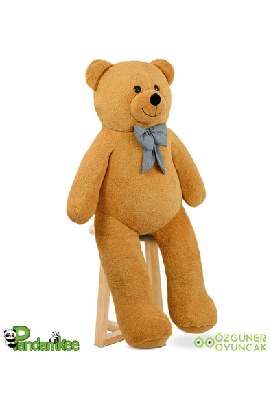 Özgüner Oyuncak Dev Büyük Peluş Ayıcık 170 Hediyelik Ayı (%100 YERLİ) Kahverengi - Resim 5