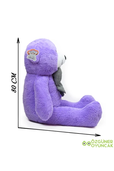 Ayıcı Oyuncak 102 Papyonlu Büyük Ayıcık (%100 YERLİ) Kahve - Resim 2