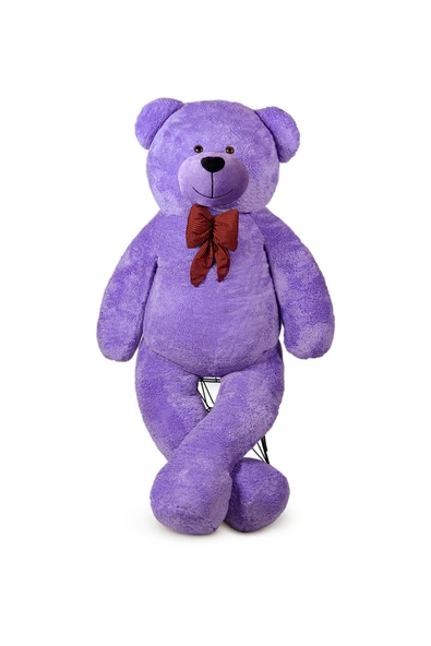 Özgüner Oyuncak 160 Cm Papyonlu Büyük Ayıcık (%100 Yerli) Beyaz - Resim 3