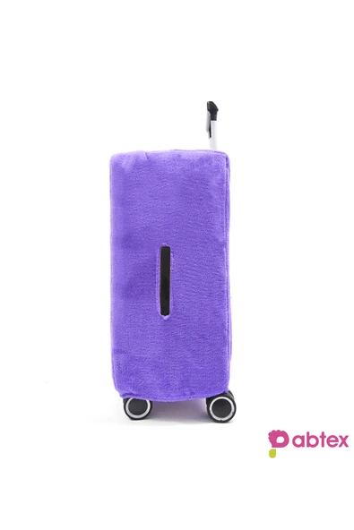 Harika Peluş Fabrikası Eğlenceli Karakterli Peluş Bavul Kılıfı Orta Boy Uyumlu - Resim 4
