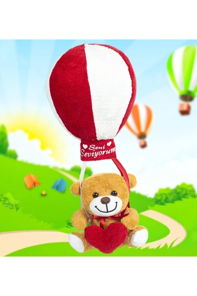 Özgüner Oyuncak Oyuncak Uçan Balonlu Ayıcık - Resim 2