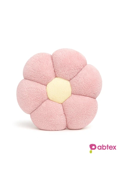 Pababo Ev ve Oda Dekorasyonu için Papatya Şeklinde Peluş Yastık 40 cm - Resim 2