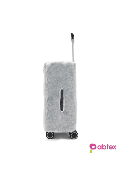 Özgüner Oyuncak Esnek Yapılı Peluş Bavul-Valiz Koruyucu Kılıf | Eğlenceli Yüz Tasarımlı - Resim 4