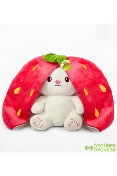Özgüner Oyuncak Çilek Tavşan Çantalı 180 cm - Resim 4