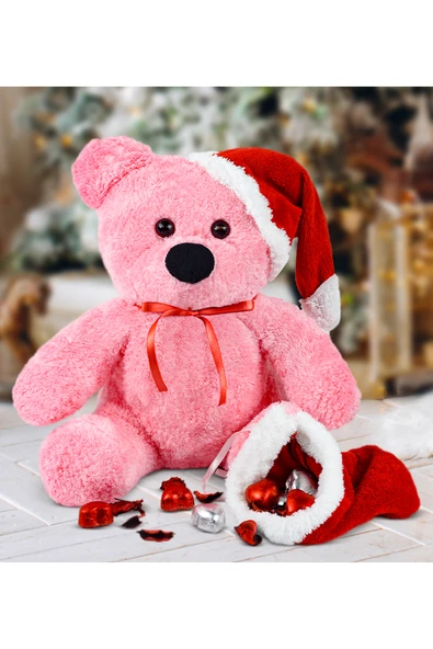 Özgüner Oyuncak 55 cm Noel Baba Ayıcığı - Sevimli ve Neşeli Noel Hediyesi ürün görseli