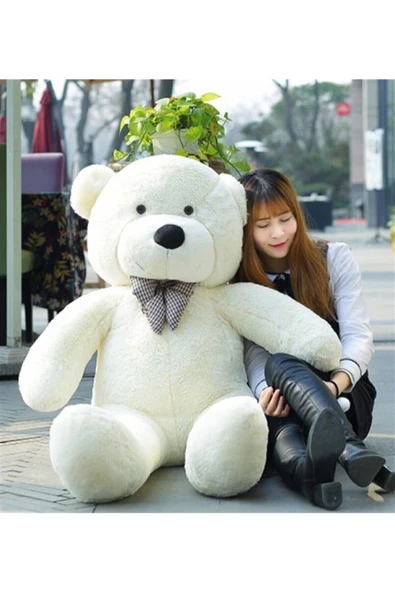 Ayıcı Oyuncak 160 Cm Papyonlu Büyük Ayıcık %100 Yerli ürün görseli 1