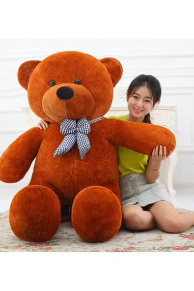 Özgüner Oyuncak Oyuncak 100 cm Papyonlu Ayıcık Sevgiliye Özel - Resim 3