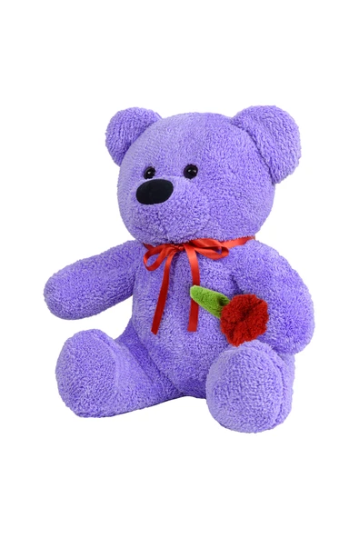 Özgüner Oyuncak 55 Cm Elinde Gül Tutan Ayıcık - Resim 2