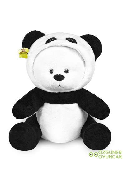 Ayıcı Oyuncak 90 cm Kapüşonlu Uykumcuk Peluş Ayıcık Panda - Resim 2