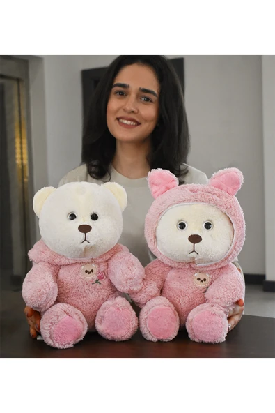 Özgüner Oyuncak Kapşonlu Pufi Ayıcık - Resim 5