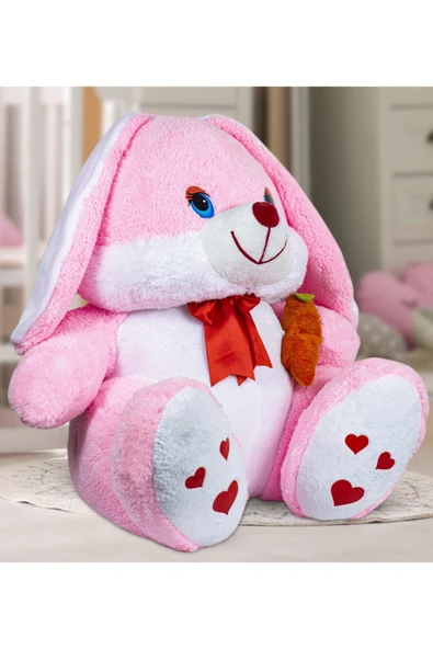 Ayıcı Oyuncak 100 Cm Elinde Havuç Tutan Tavşan - Resim 2