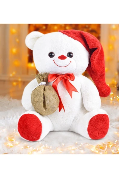 Özgüner Oyuncak 75 Cm Ponpon Şapkalı Ayıcık ürün görseli